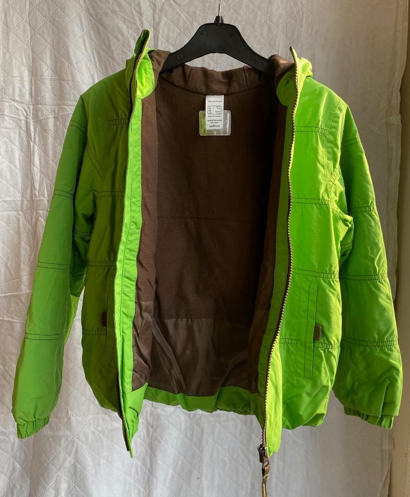 Quechua ski jas groen  - 8 jaar / maat 128, Gebruikt, Ophalen of Verzenden, Quechua, Decathlon, Jongen
