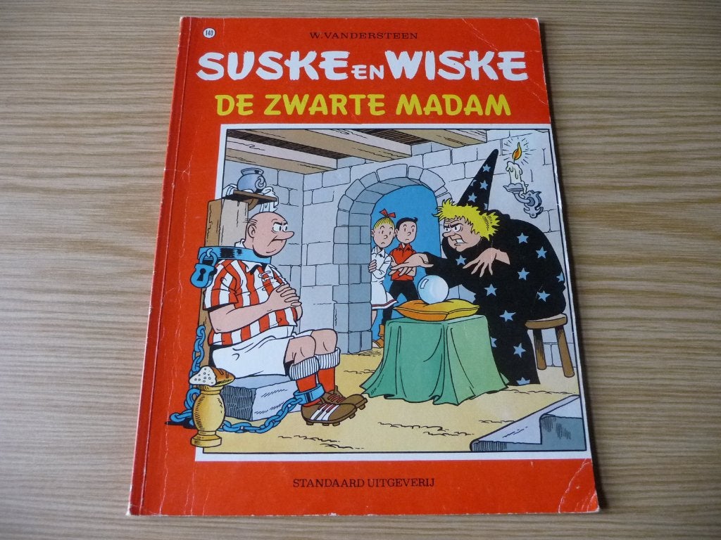 Suske & Wiske 140. De zwarte madam 1976 €4, Boeken, Willy Vandersteen, Eén stripboek, Ophalen of Verzenden, Zo goed als nieuw
