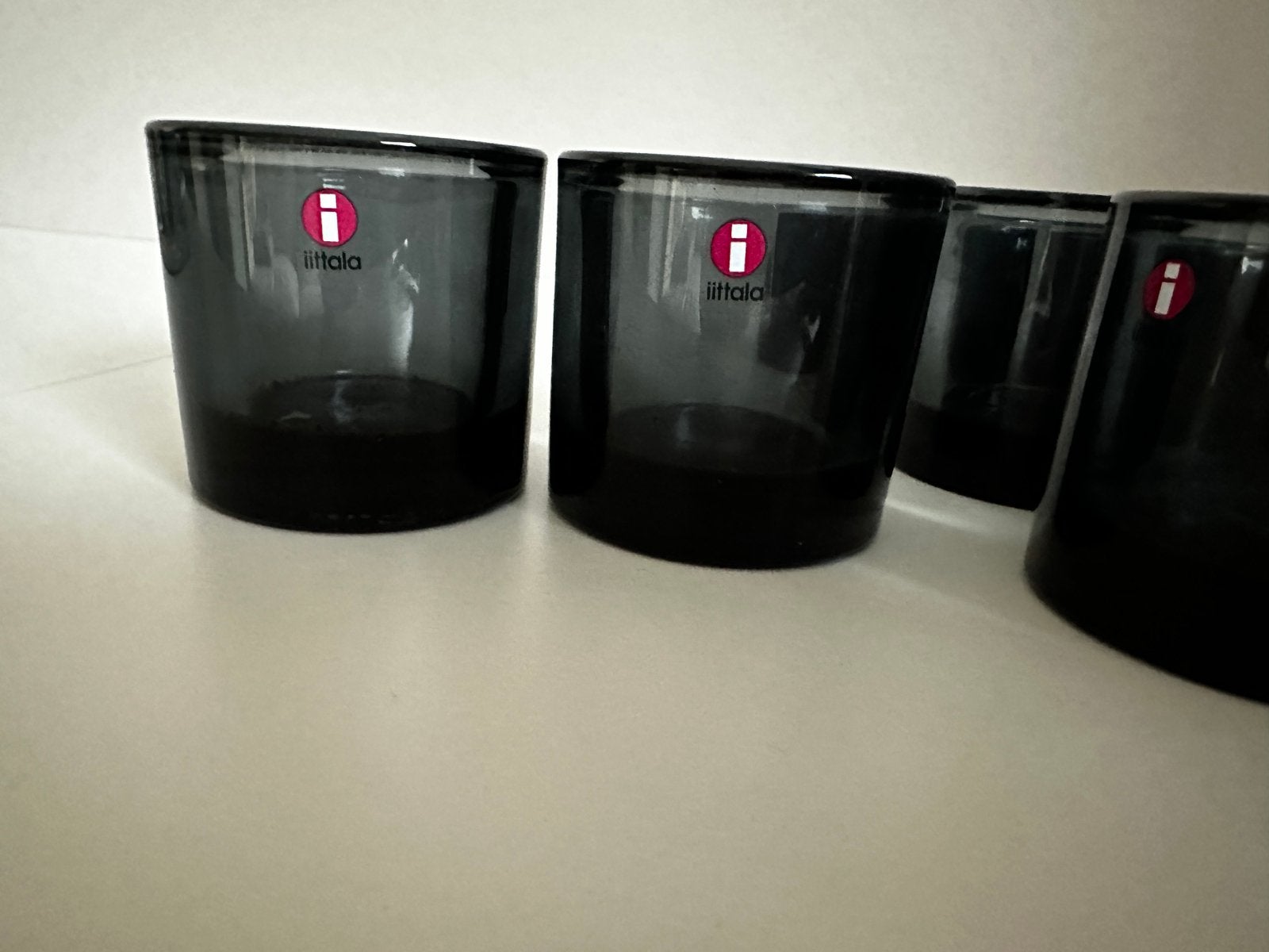 Lampe à vent Iitalia -9 pièces, Verre, Enlèvement ou Envoi, Noir, Moderne