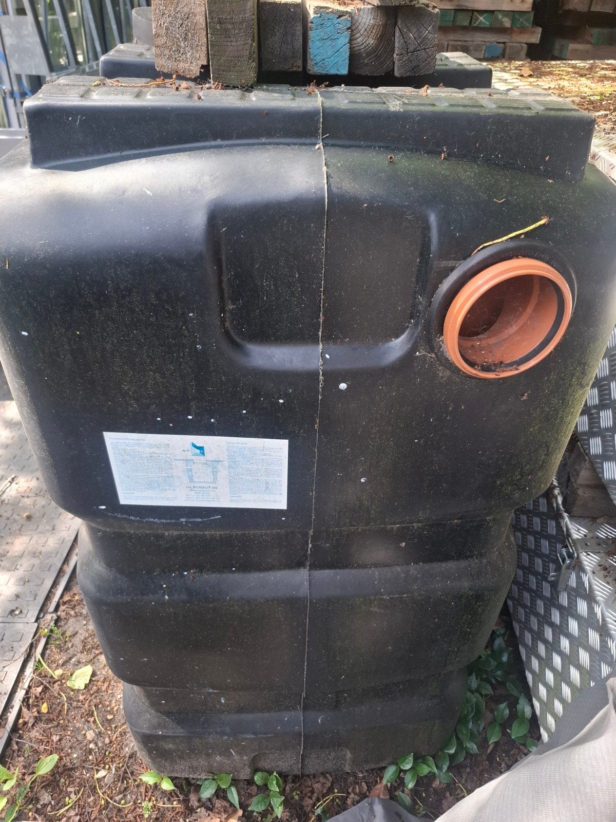 Septisch tank 1500L Boralit (vuilwater put septic), Doe-het-zelf en Bouw, Ophalen