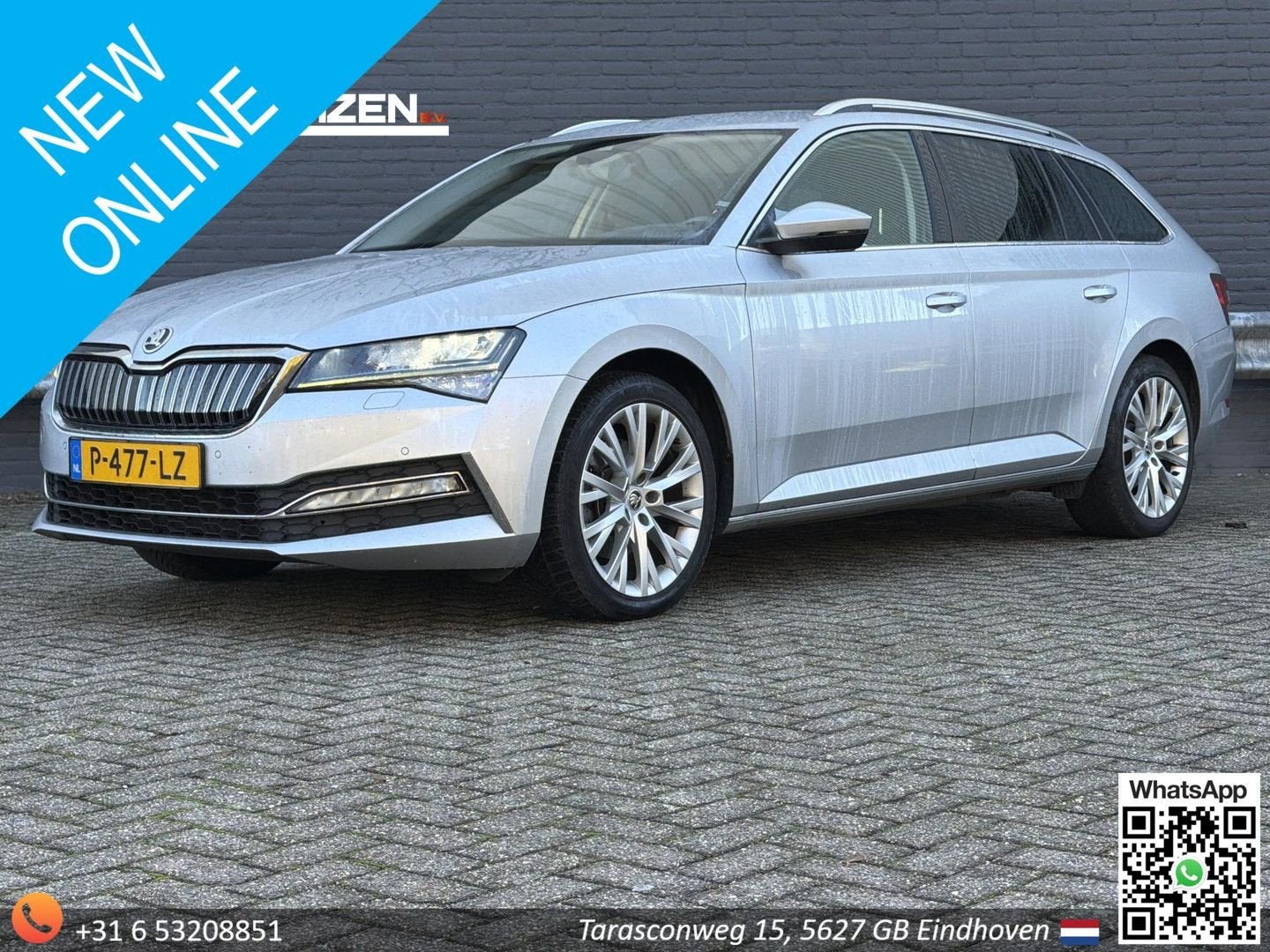 Skoda Superb Combi 1.4 TSI iV Business Edition Plus | € 9.40, Auto's, Automaat, Zwart, 55 km, 27 g/km