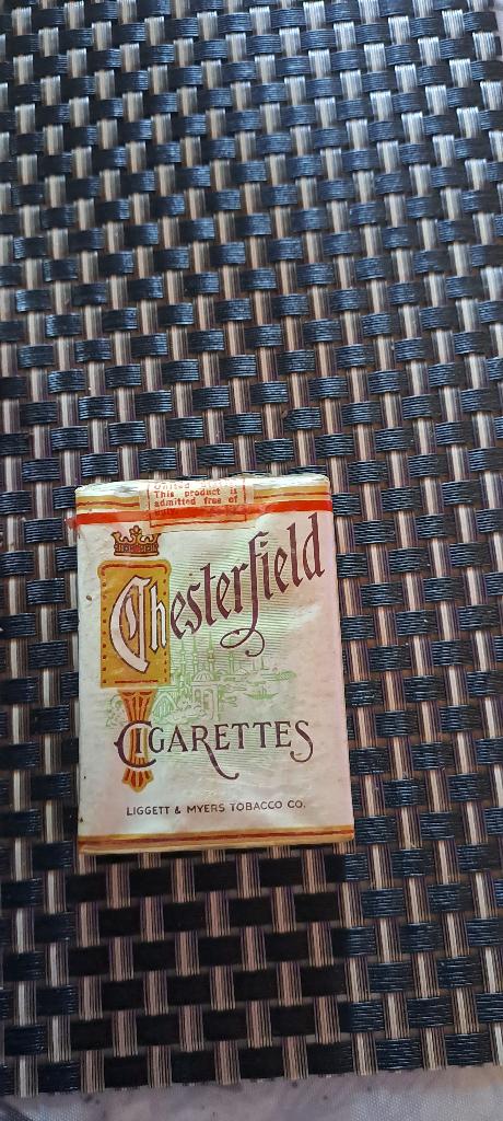 Paquet de cigarettes CHESTERFIELD pour collection, Enlèvement, Comme neuf
