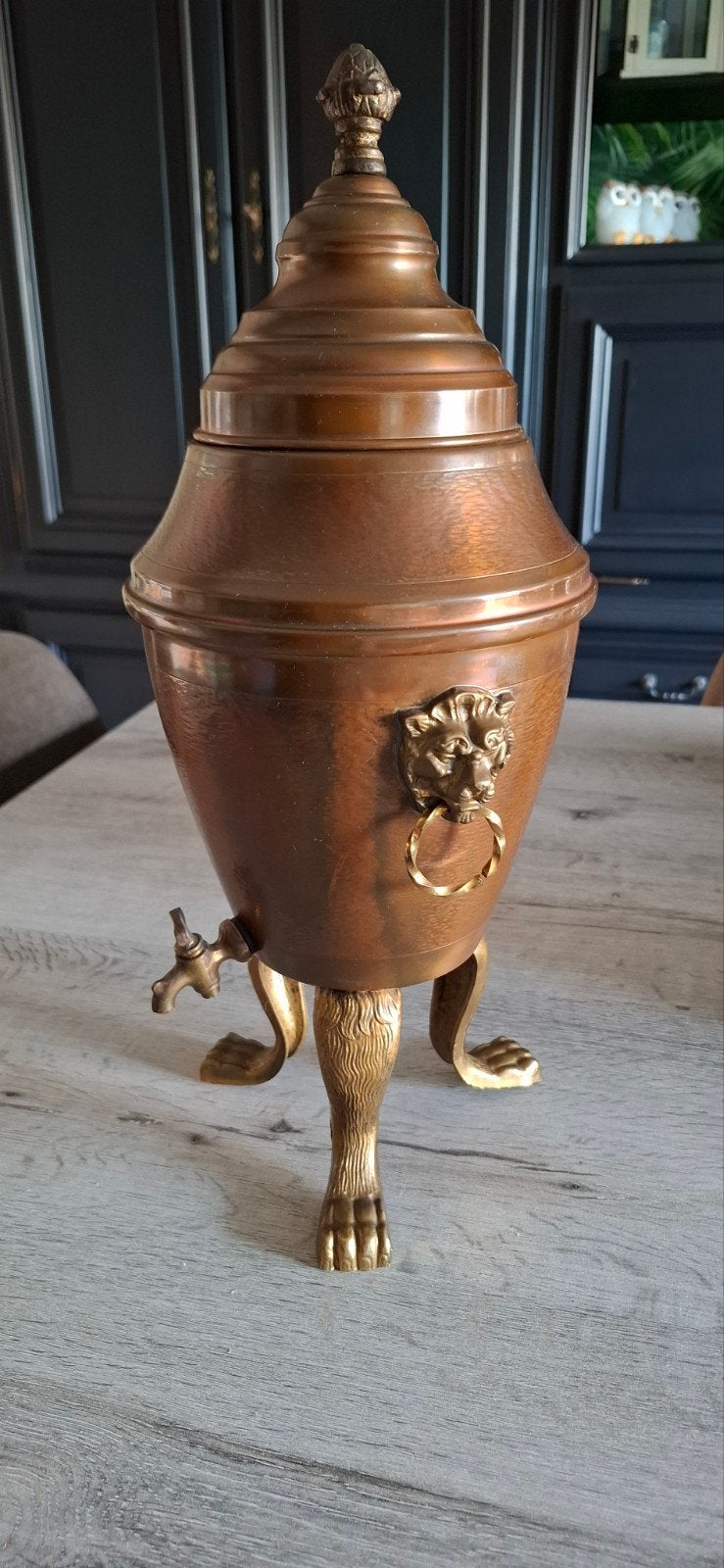 Samovar thee urn, Ophalen