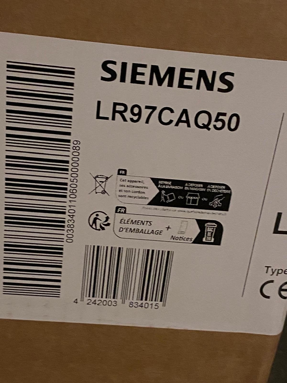 Hotte encastrable neuve Siemens LR97CAQ50, Electroménager, Neuf, 600 à 800 m³/h, Moteur, Encastré