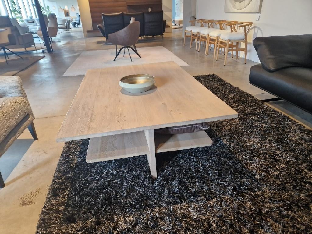 Salontafel massief Franse eik nieuw uit toonzaal, Ophalen, 100 tot 150 cm, Eikenhout, Nieuw