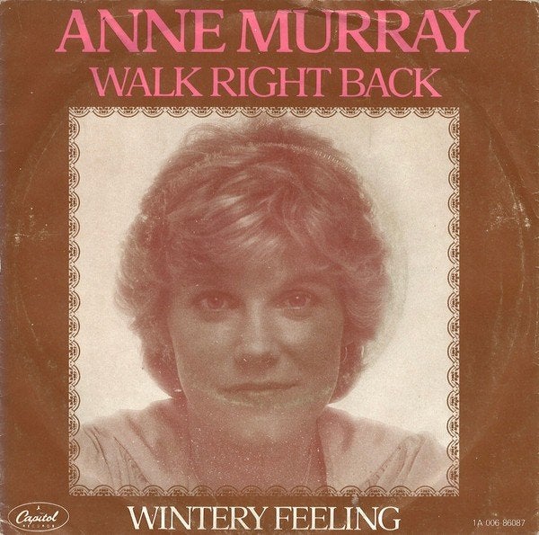 vinylsingle anne murray---walk right back---, Ophalen of Verzenden, Gebruikt, 7 inch, Pop