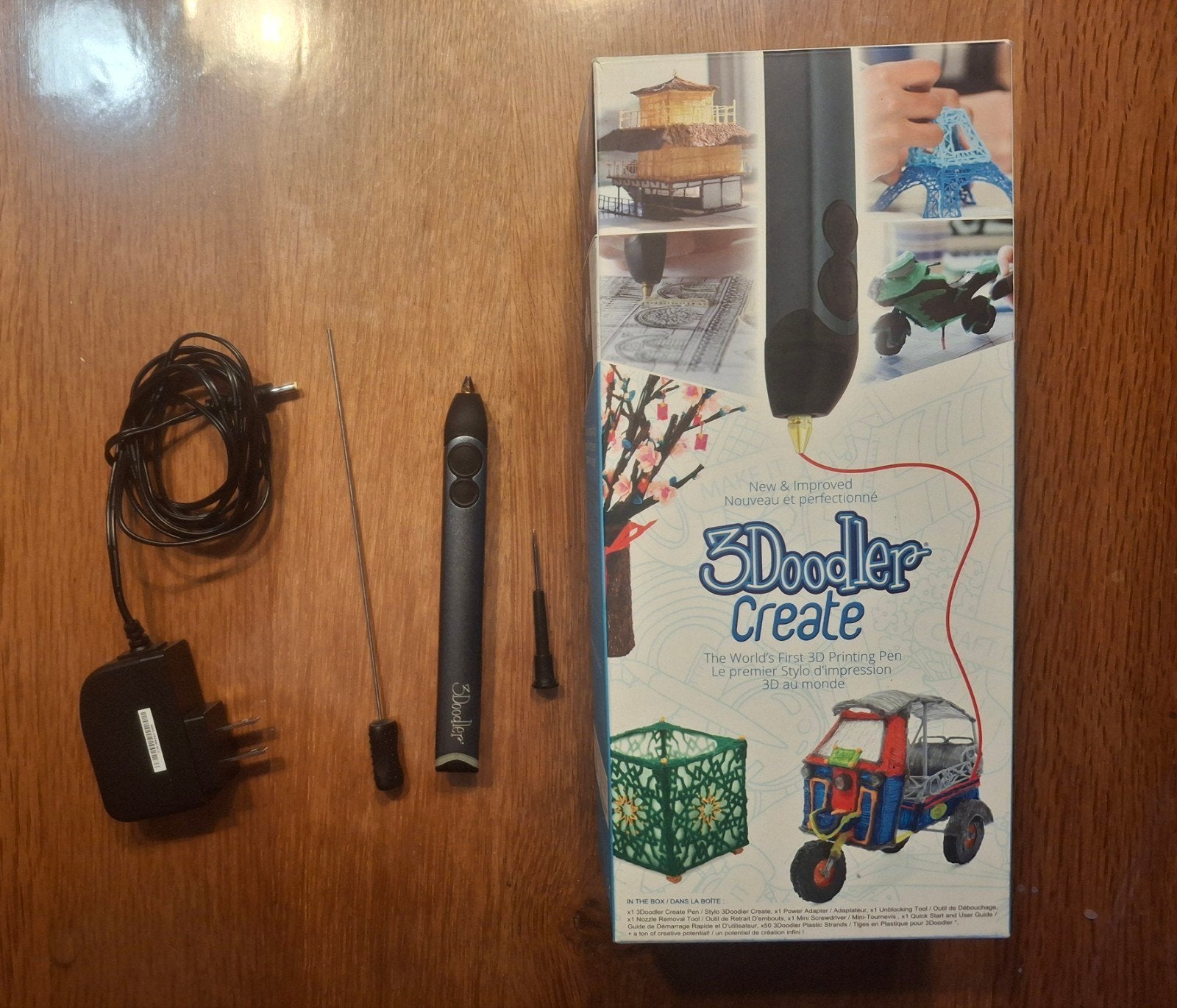 3D Pen + veel filament - 3Doodler Create, Hobby en Vrije tijd, Knutselen, Ophalen, Zo goed als nieuw