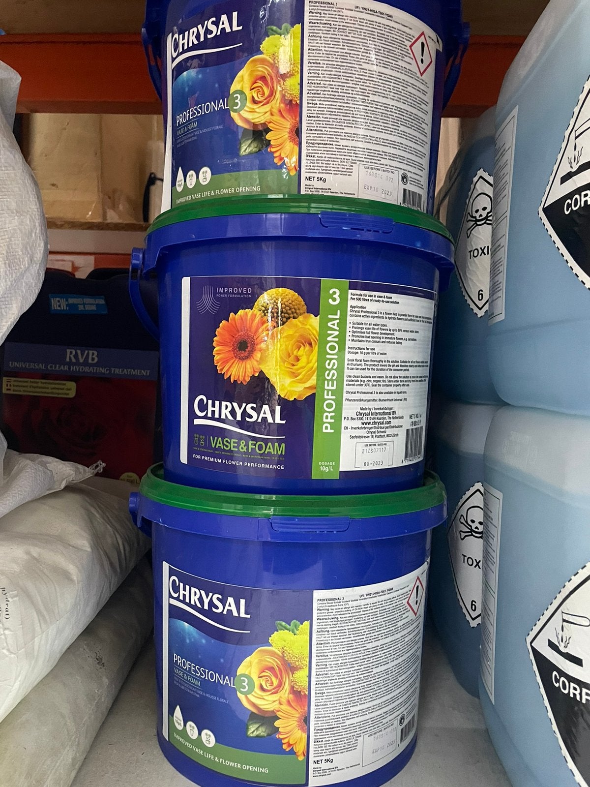 Chrysal bloemenmeststof, Tuin en Terras, Plantenvoeding, Ophalen, Zo goed als nieuw