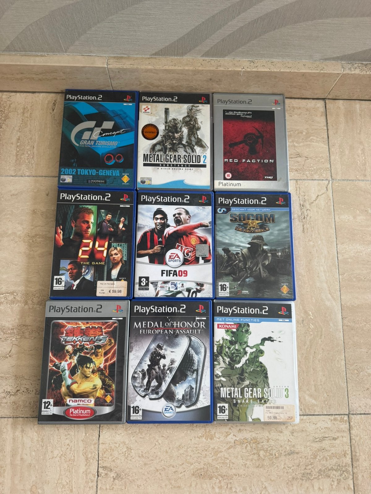 Playstation 2 games, Ophalen, Gebruikt