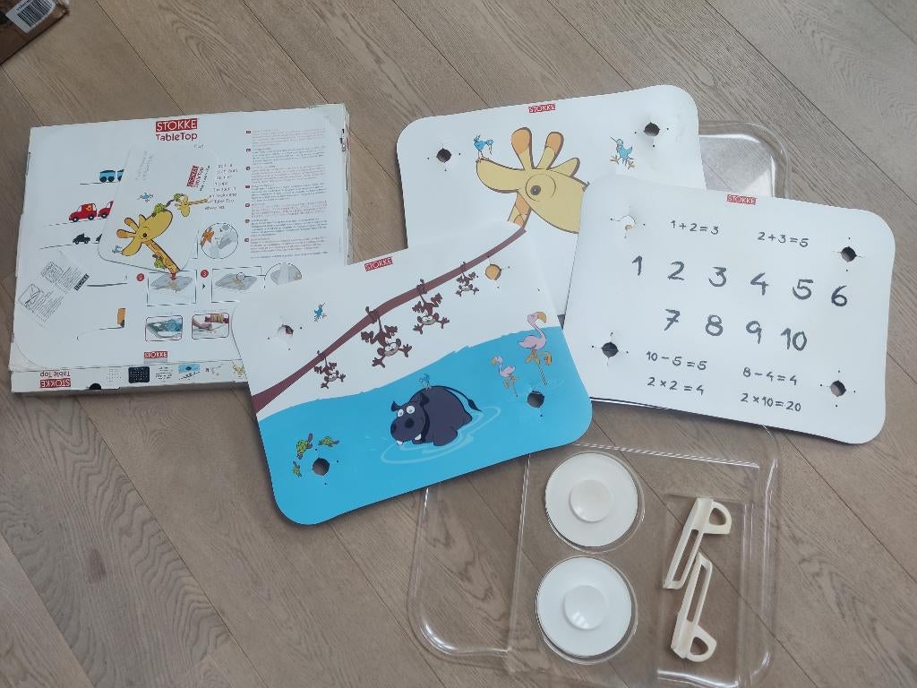 Plateau de table Stokke (plateau jeux et repas) 2/2, Enlèvement, Utilisé, Autres types