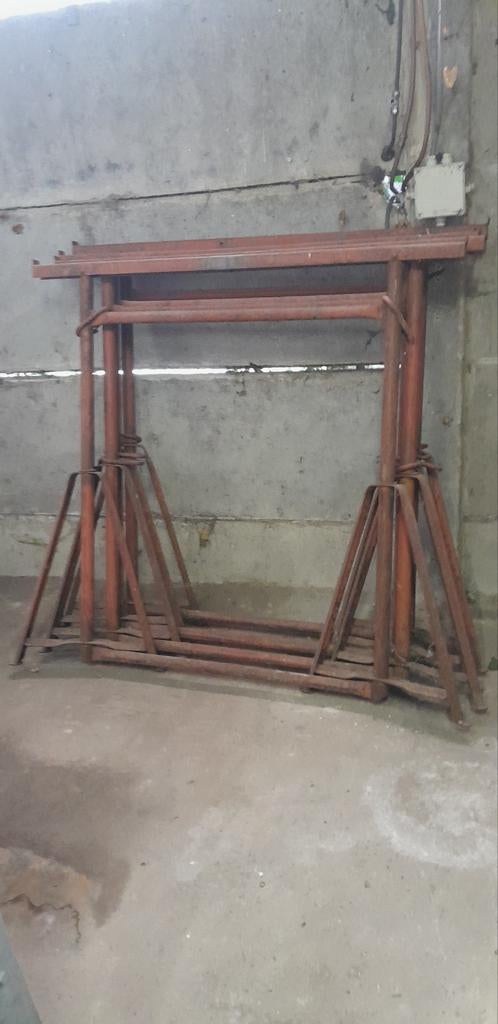 Schragen 4 stuks, Ophalen, Gebruikt, Overige typen, Minder dan 2 meter