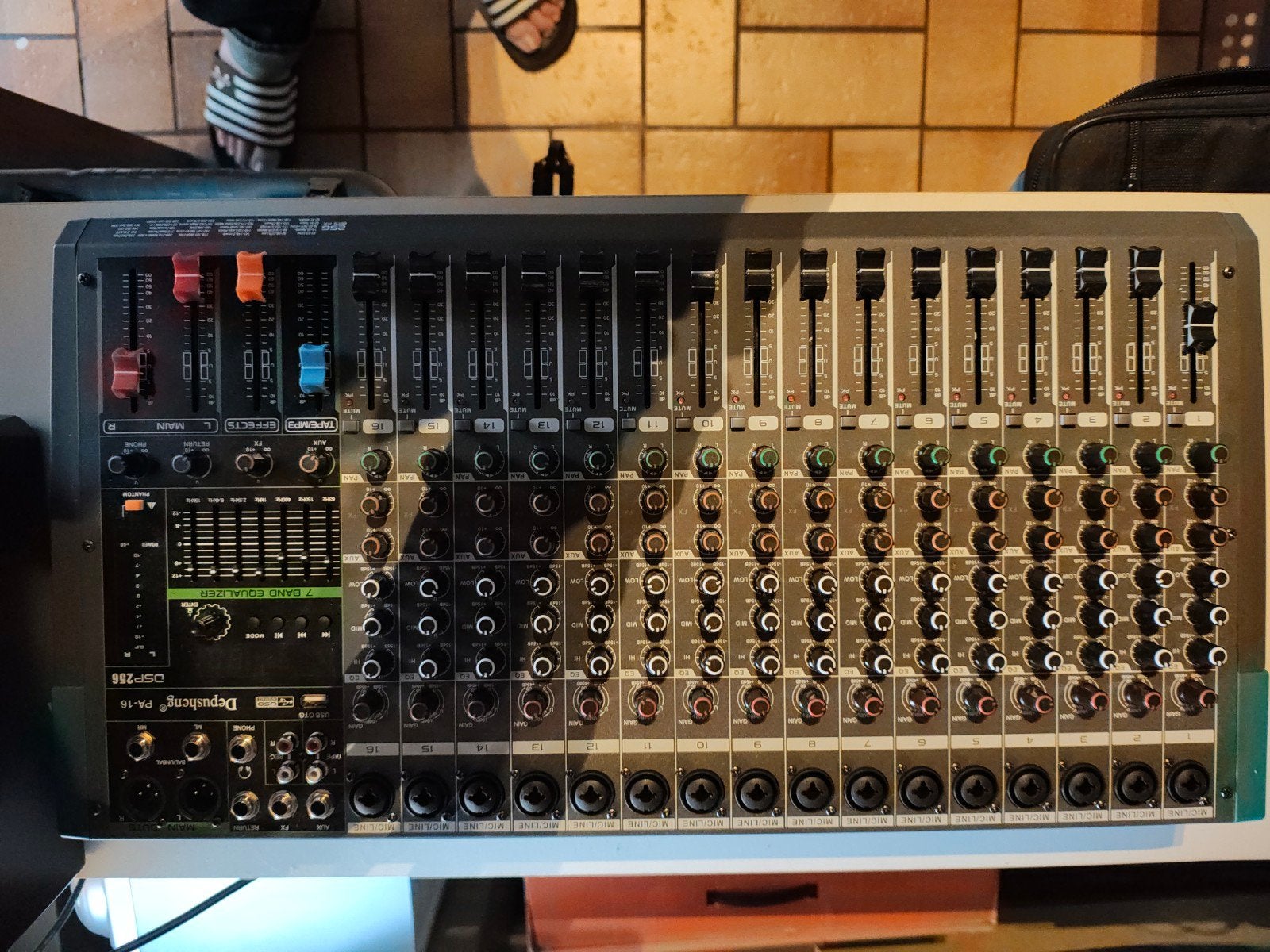 stage mixer depusheng pa-16. dsp 256., Muziek en Instrumenten, Ophalen, Nieuw, Dj-set, Overige merken