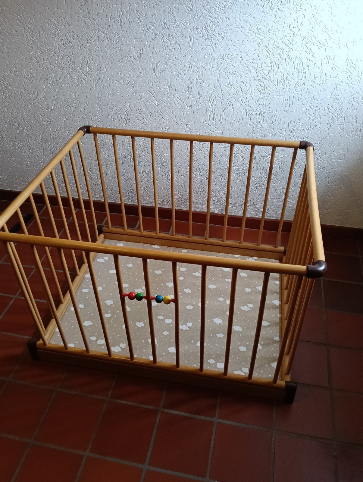 Houten kinderpark, Kinderen en Baby's, Ophalen, Gebruikt