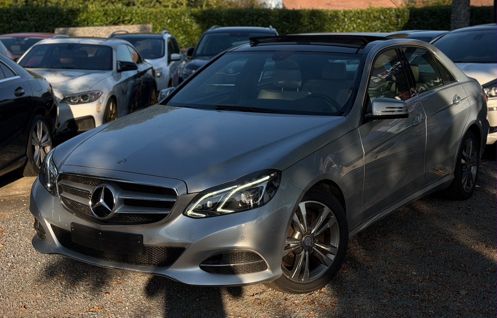 Mercedes e300 hybride 2013 diesel vol optie, Auto's, Automaat, Beige, 4 cilinders, 109 g/km