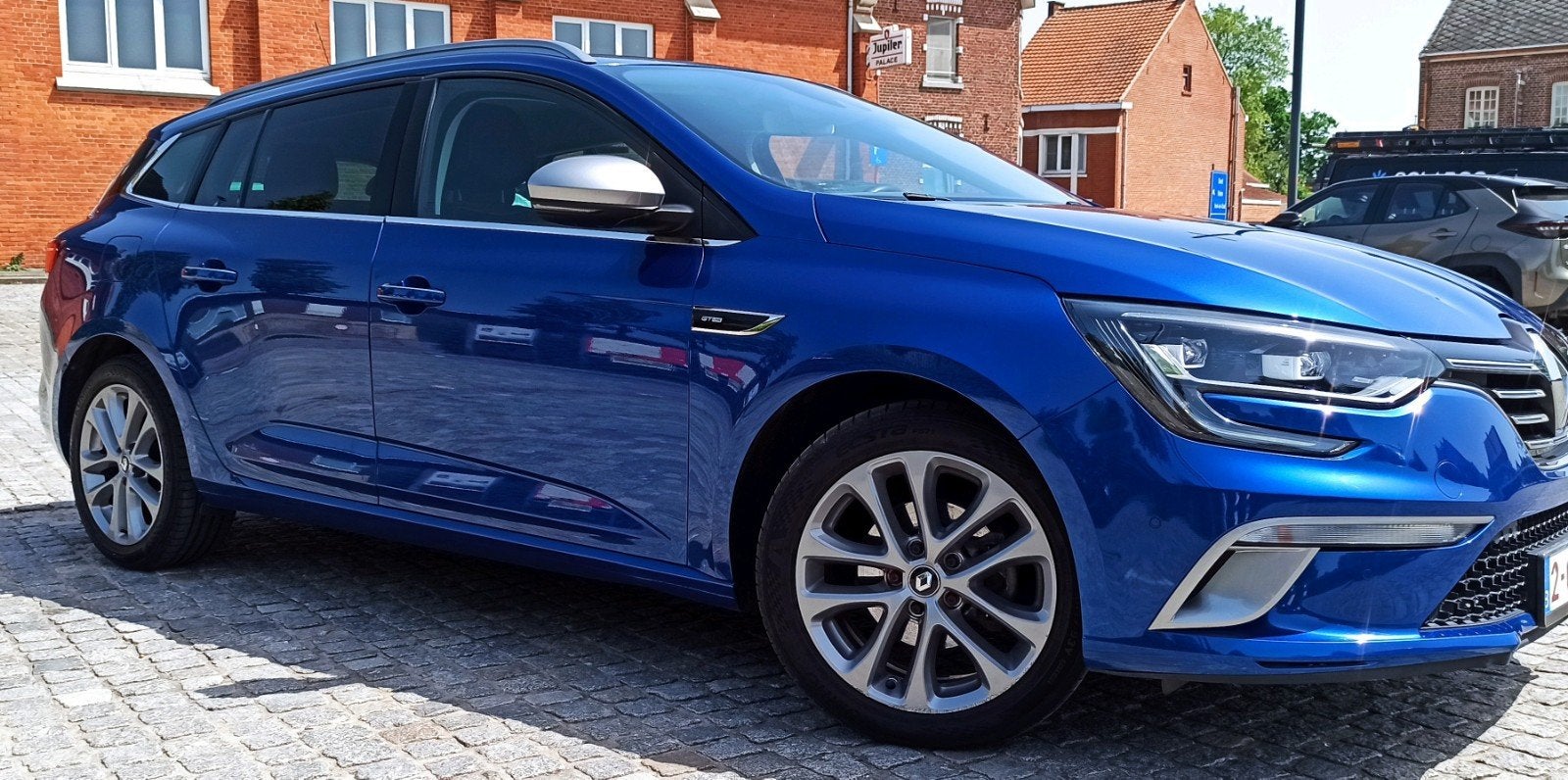 RENAULT MEGANE GRANDTOUR GT Line, Auto's, Renault, Stof, Blauw, 5 deurs, Particulier
