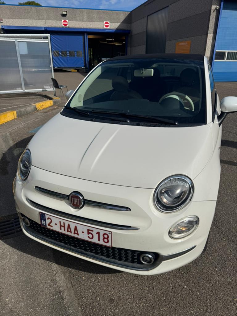 Fiat 500c, Auto's, Fiat, Voorwielaandrijving, 4 zetels, Beige, 4 cilinders