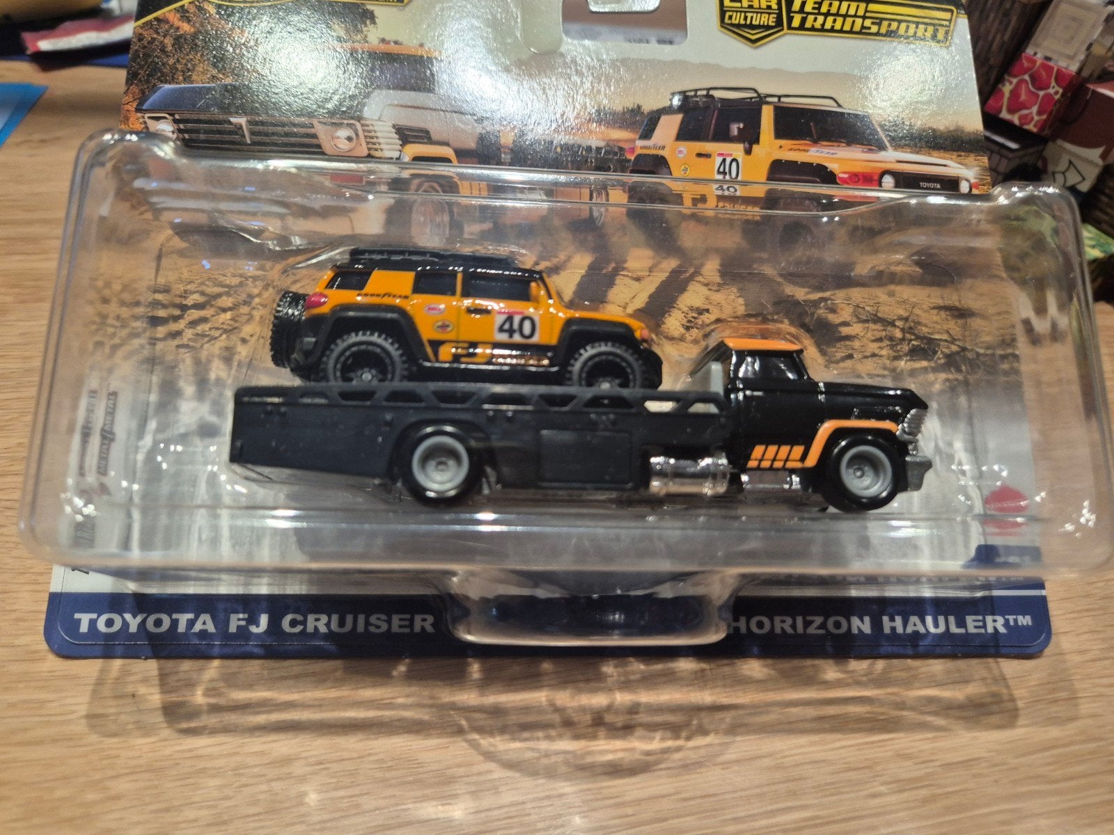 Hotwheels team transport toyota fj cruiser, Ophalen of Verzenden