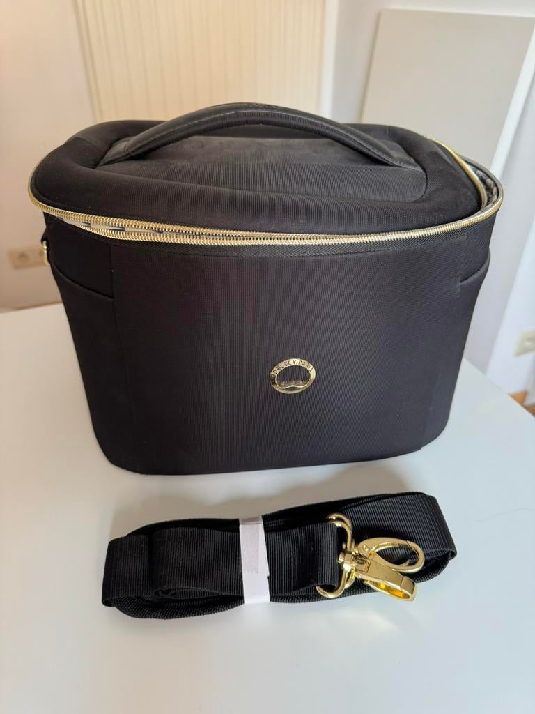 Make- up koffer zwart delsey, Ophalen, Zo goed als nieuw, Zwart
