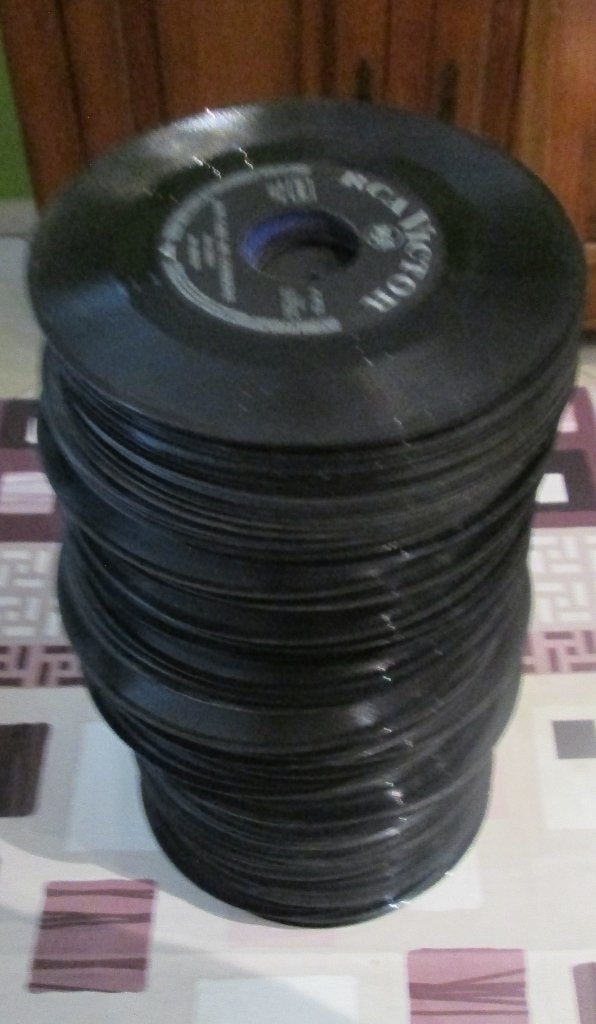 195 singles vinyle, années 70 et 80, anglais, sans pochette, Enlèvement ou Envoi, Single, Comme neuf, 1970 - 1979