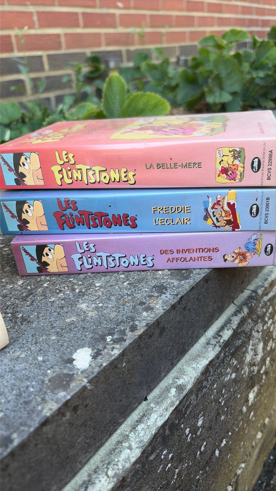 Lot 3 cassettes VHS les flintstones, Enlèvement, Utilisé, VHS