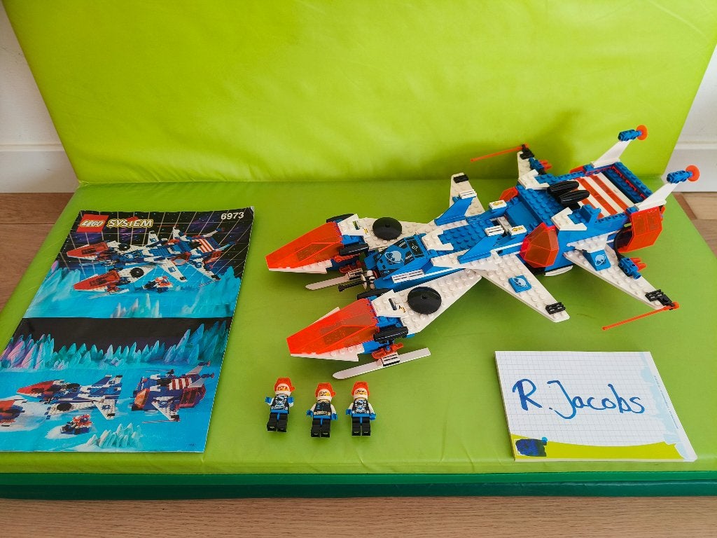 Lego Space 6973 Deep Freeze Defender complet, Enlèvement ou Envoi, Lego, Ensemble complet, Instructions incluses