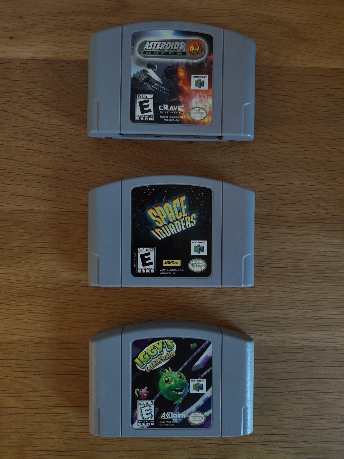 Jeux Nintendo 64 USA Space Invadors, Astroids, Iggies, Consoles de jeu & Jeux vidéo, Enlèvement ou Envoi