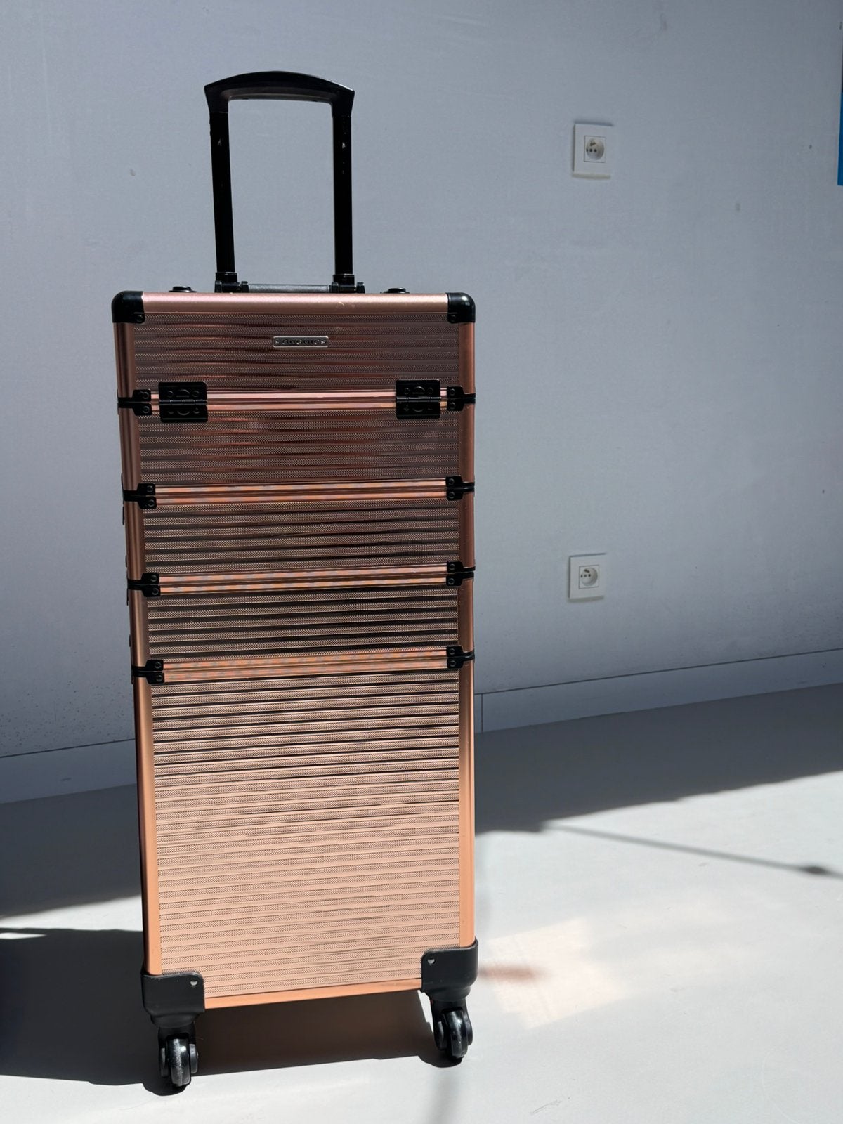 Beautycase - Roségoud, Ophalen, Zo goed als nieuw