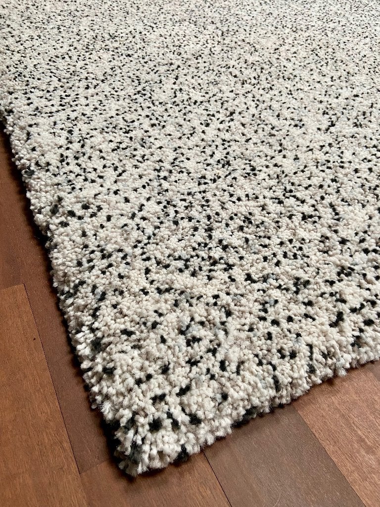 Tapis Ikea blanc-noir, 150 à 200 cm, Comme neuf, Enlèvement, Rectangulaire