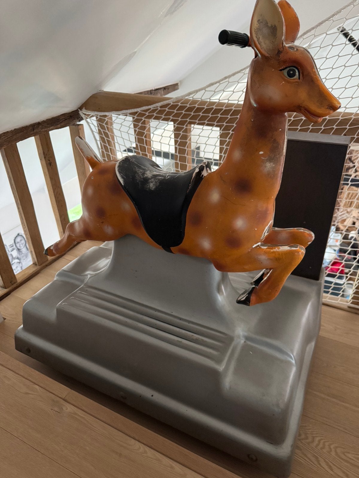 Vintage Retro Kiddy Ride Hert Ree, Ophalen