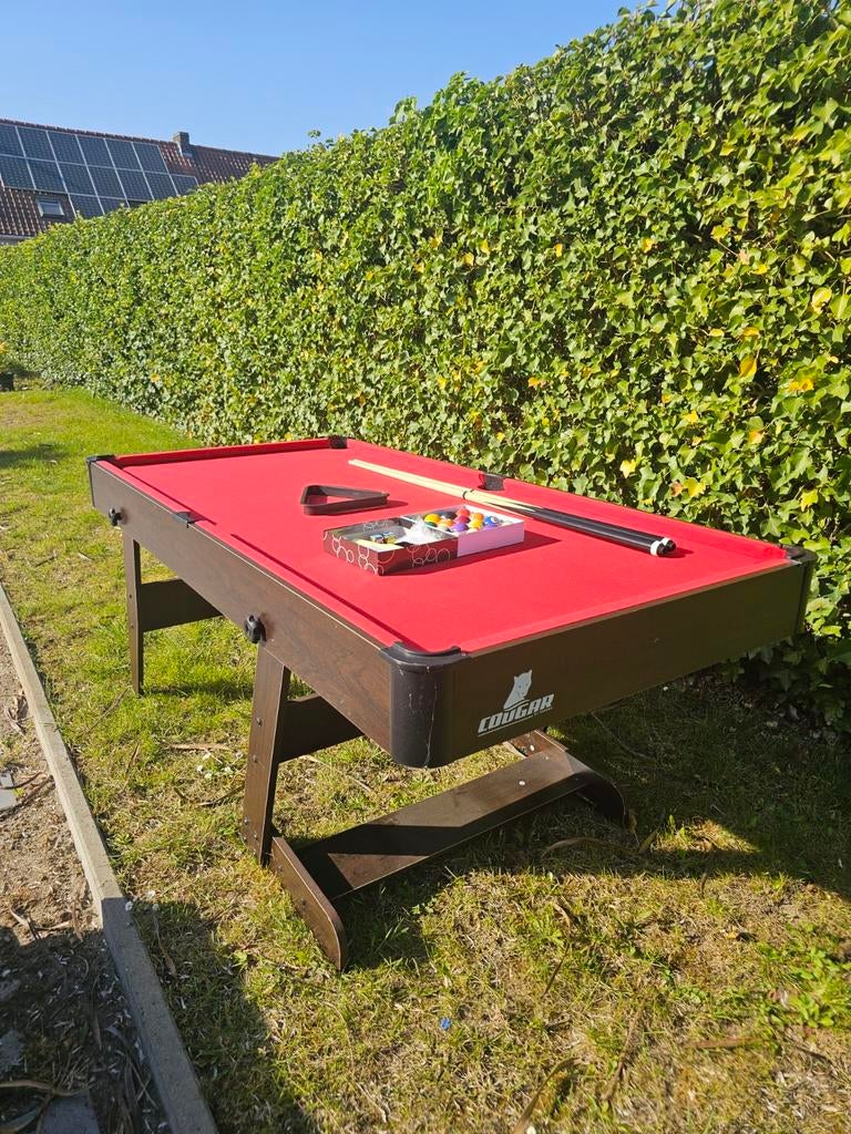 Pooltafel opklapbaar, Sport en Fitness, Ophalen