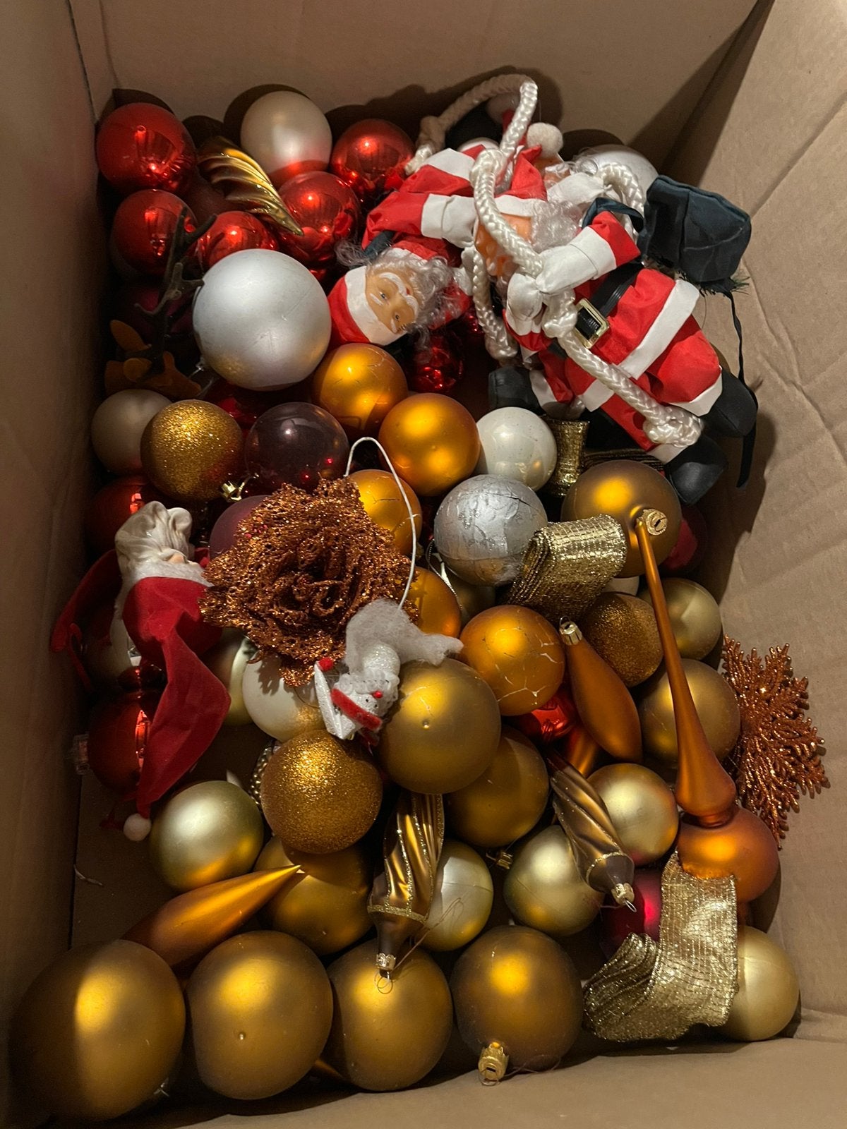 Grote doos kerstballen / allerlei, Ophalen of Verzenden, Zo goed als nieuw