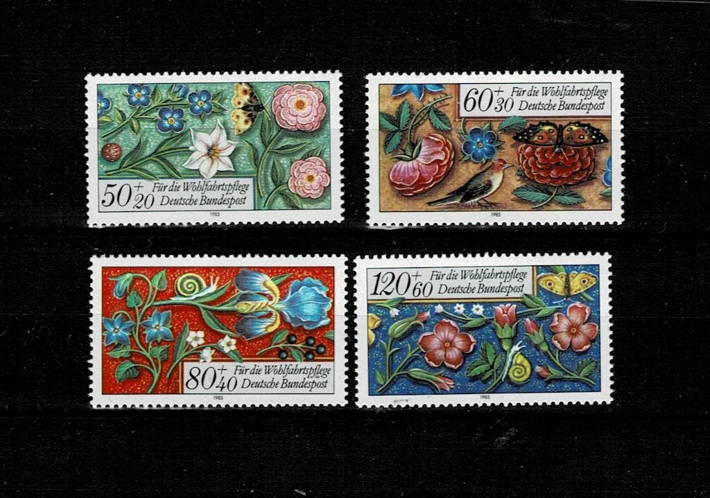 EUROPA DUITSLAND BLOEMEN 4 POSTZEGELS POSTFRIS - ZIE SCAN, Ophalen, Postfris