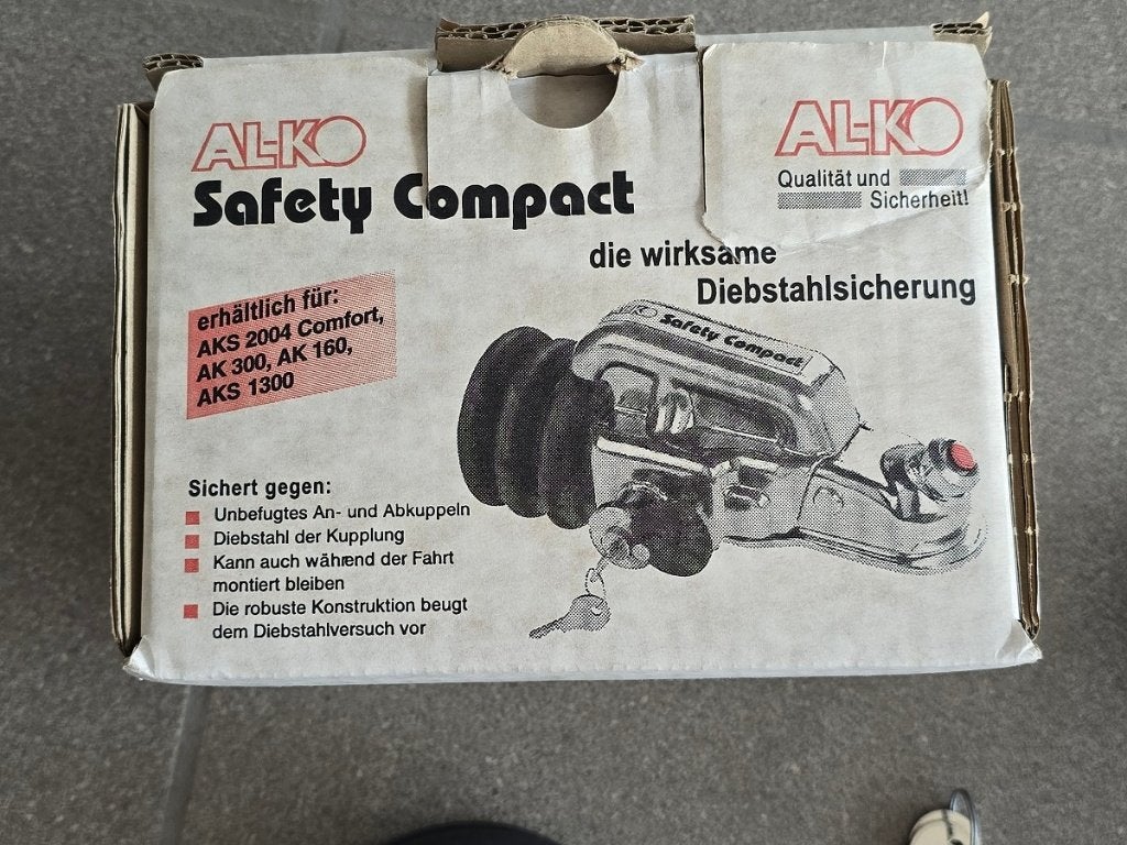Verrou de timon AL-KO Safety Compact neuve complet avec clé, Enlèvement, Neuf