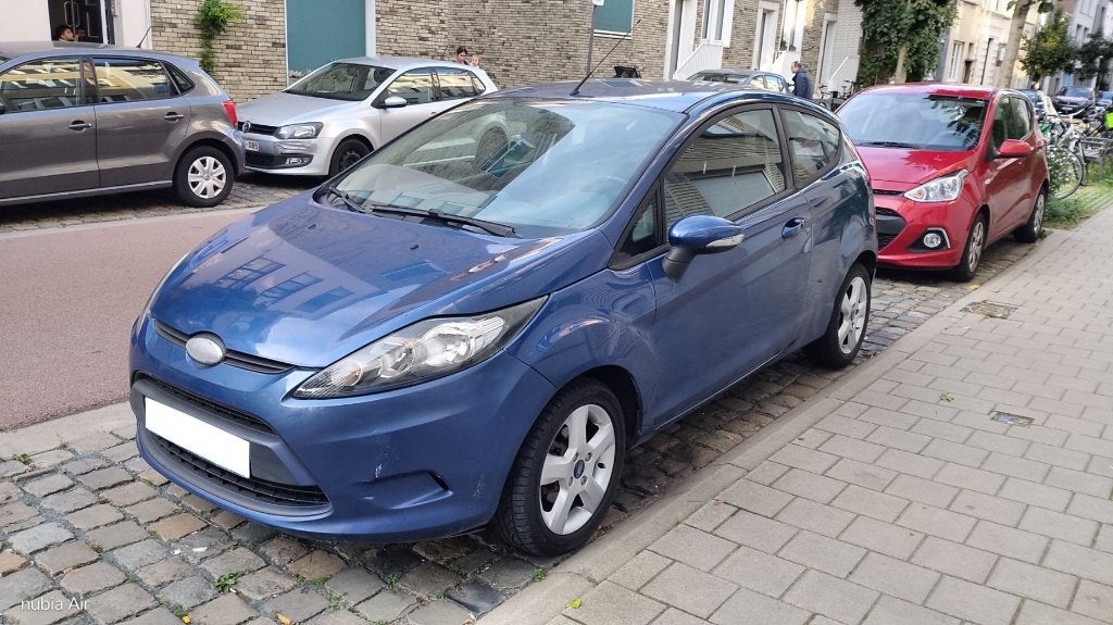 2009 Ford Fiesta 1.4 Automatiek, Stof, Zwart, Blauw, https://public.car-pass.be/vhr/ab6bfbf3-dce9-4fcf-b3df-aabdf0b4487b