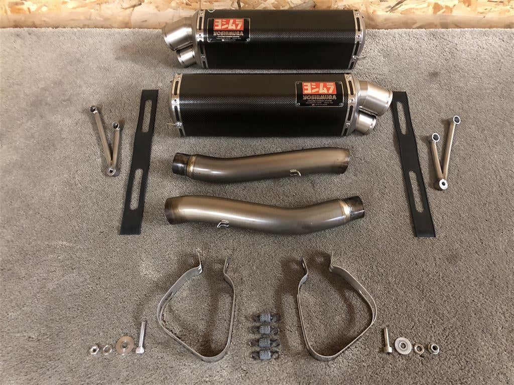 Yoshimura Japan Tri-Oval Dual Exit uitlaten dempers 52 mm, Motos, Pièces | Toutes-marques, Utilisé, Envoi