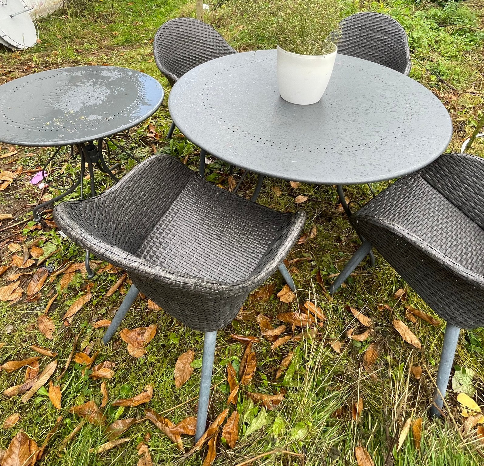 Tuinstoelen en tafel, Tuin en Terras, Ophalen, Zo goed als nieuw