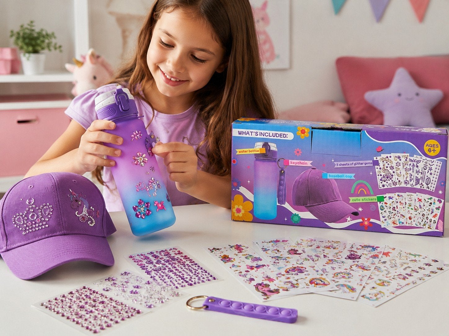 Coffret Surprise Créatif pour Enfant – DIY Gourde & Casqu, Nieuw