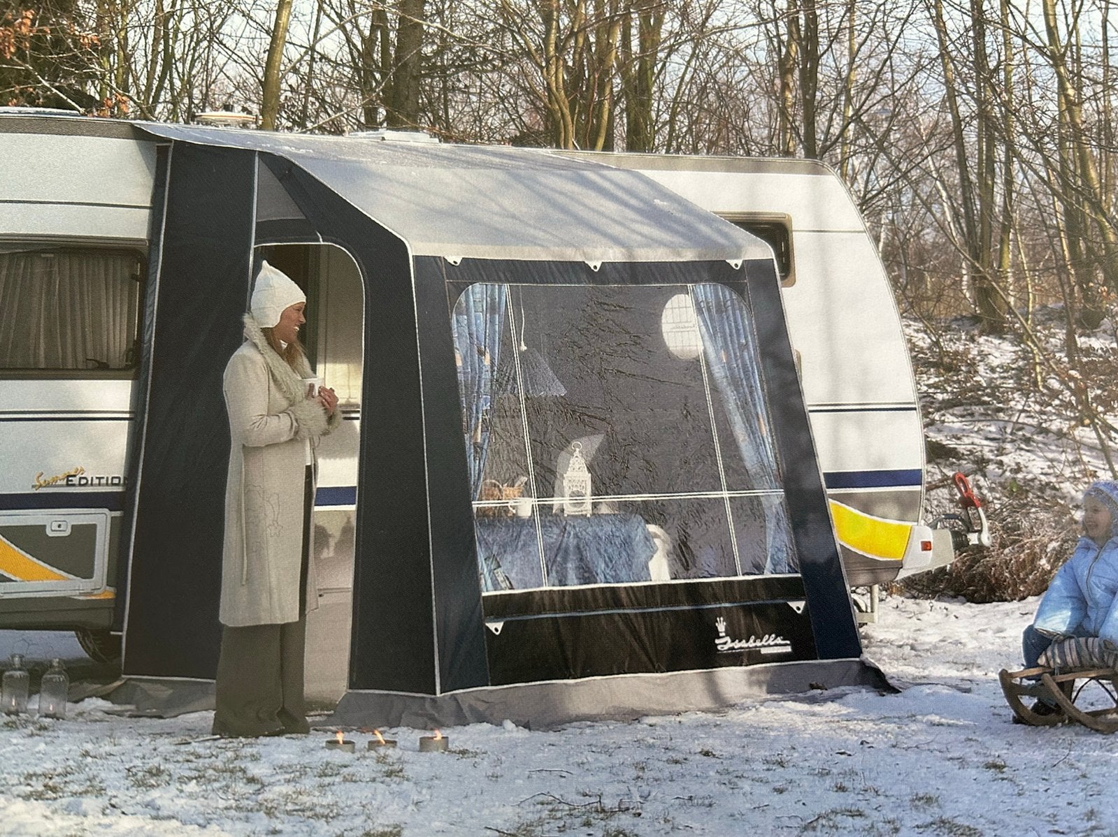 Isabella Snowboy wintertent compleet, Caravans en Kamperen, Ophalen, Zo goed als nieuw, Isabella
