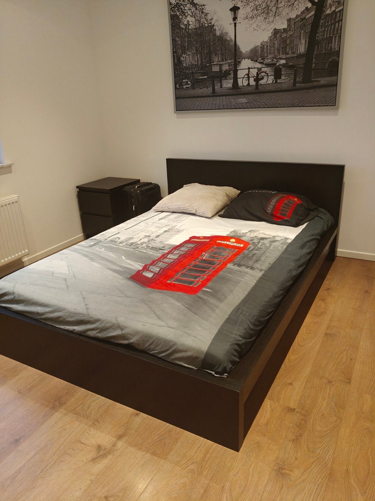 2 persoonsbed niet veel gebruikt, Huis en Inrichting, Slaapkamer | Complete slaapkamers, Ophalen, Tweepersoons