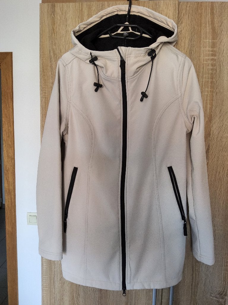 Waterdichte regenjas met kap, Kleding | Dames, Jassen | Winter, Ophalen, Zo goed als nieuw
