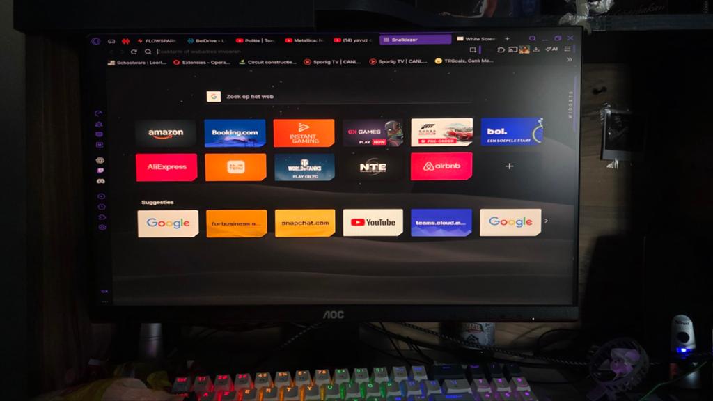 AOC 24G2ZE 240hz Gaming monitor, Computers en Software, Gaming, Zo goed als nieuw, HDMI, 201 Hz of meer