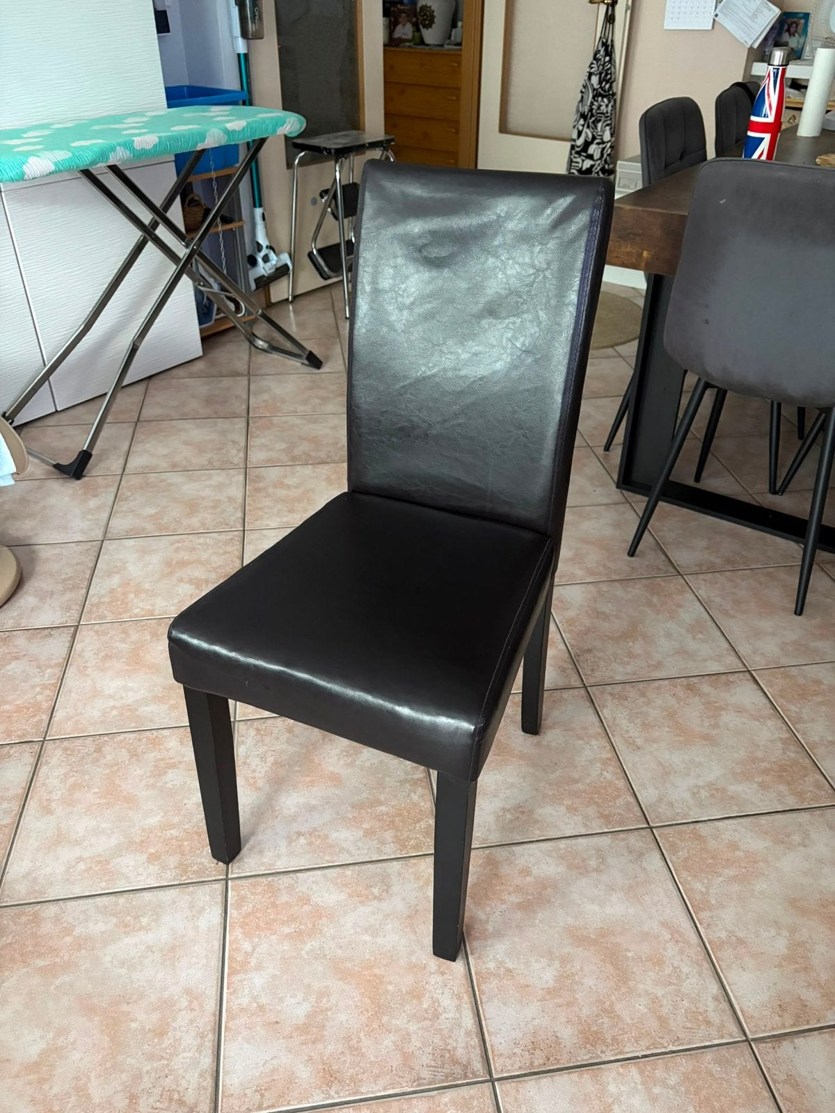 Chaise de salon, Maison & Meubles, Chaises, Brun, Enlèvement, Autres matériaux, Cinq, Six Chaises ou plus