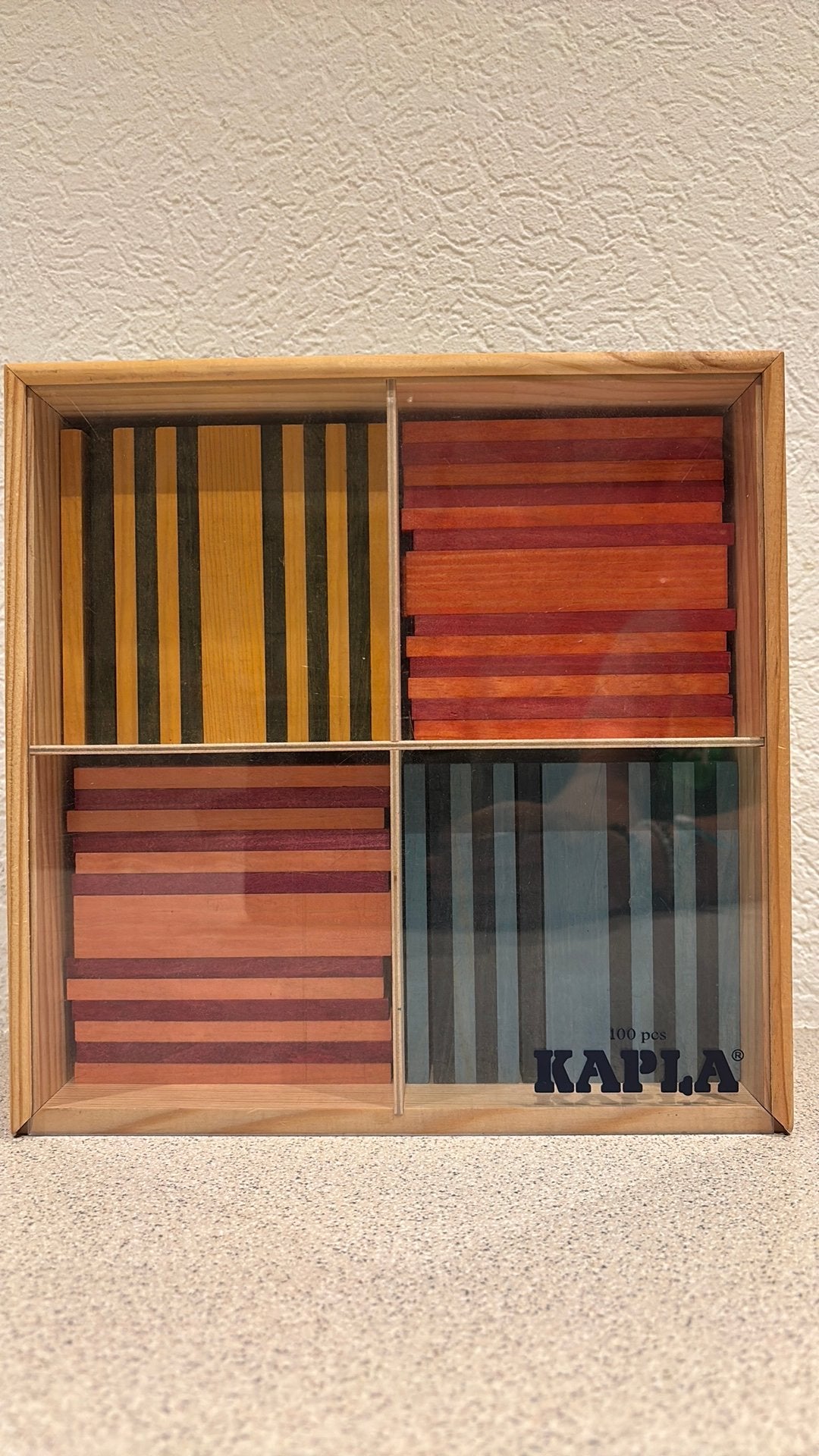 Kapla blokken 100 stuks 8 kleuren GERESERVEERD, Enfants & Bébés, Jouets | Jouets en bois, Enlèvement, Autres types