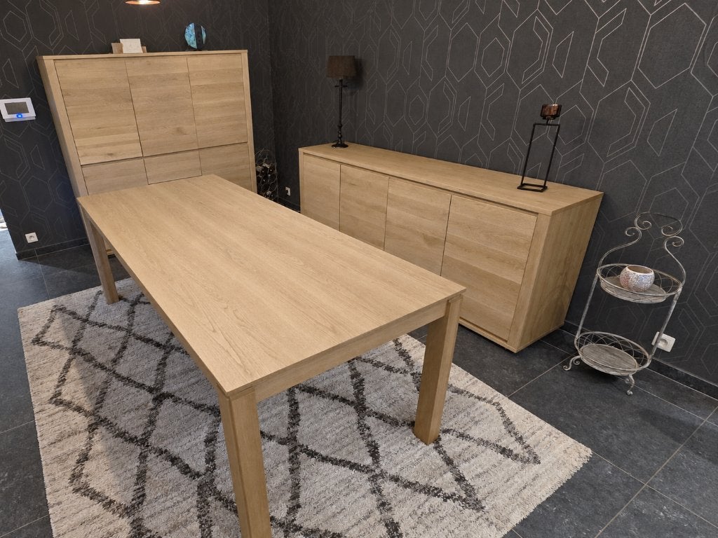 William Winston tafel + dressoir & optie TVmeubel, hoge kast, Huis en Inrichting, Ophalen, Gebruikt, TopInterieur, N/A