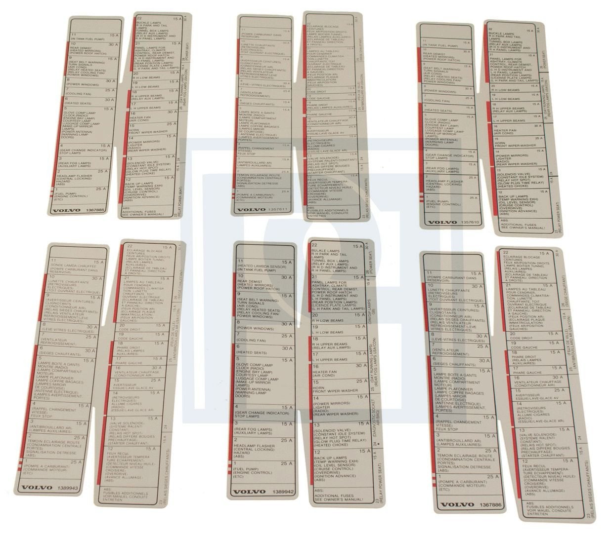Volvo Decal Set Volvo onderdeel nr 271345, Ophalen of Verzenden, Nieuw