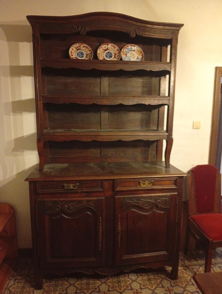 Grand Vaisselier 2 Corps XIXe  Idéal  déco majestueuse, Enlèvement