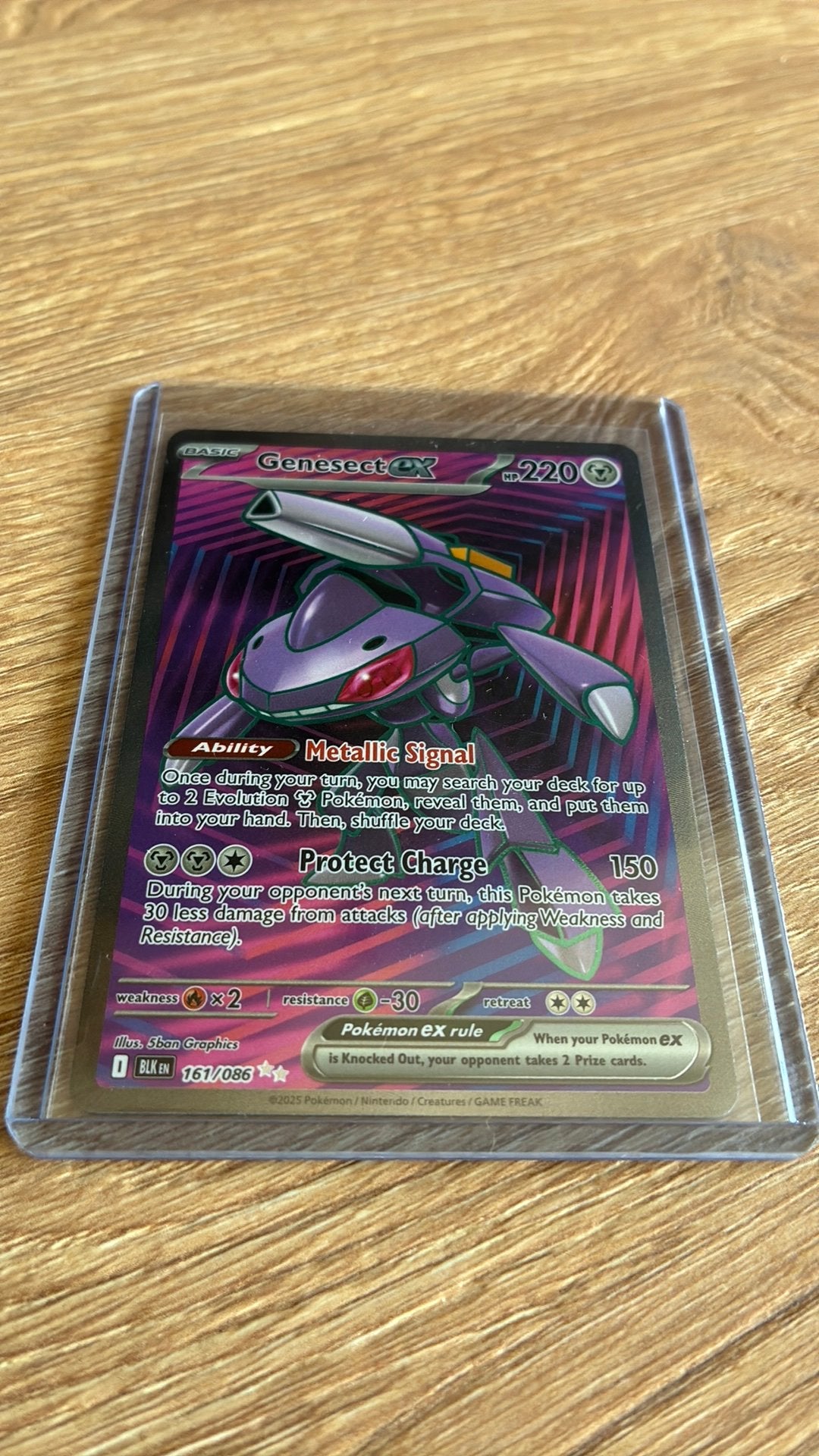 Genesect EX #161 - Black Bolt - Pokemon, Enlèvement ou Envoi, Comme neuf, Plusieurs cartes