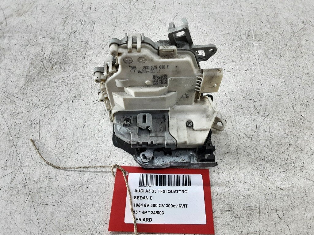 SERRURE DE PORTE ARRIÈRE DROITE S3 Limousine (8VM / 8VS), Mevr. I. Hauben, Audi, Utilisé, Arrière