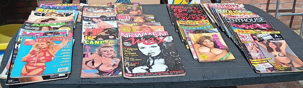 sex-magazines 50 tal  (zie foto), Enlèvement, 1980 à nos jours, Journal ou Magazine