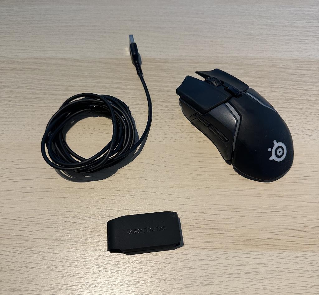 SteelSeries Rival 650 Wireless gaming muis zonder dongle, Computers en Software, Muizen, Rechtshandig, Muis, Gebruikt, Gaming muis
